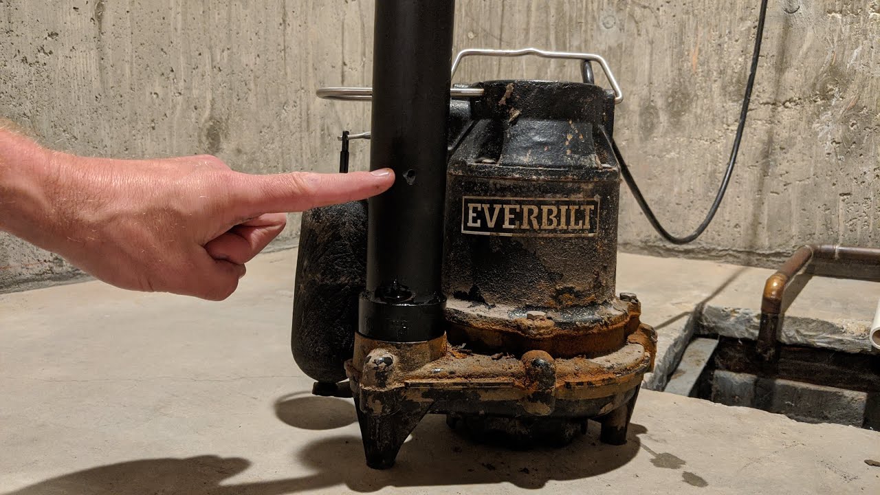 Sump Pump Not Working?  It Might Be Air Locked!