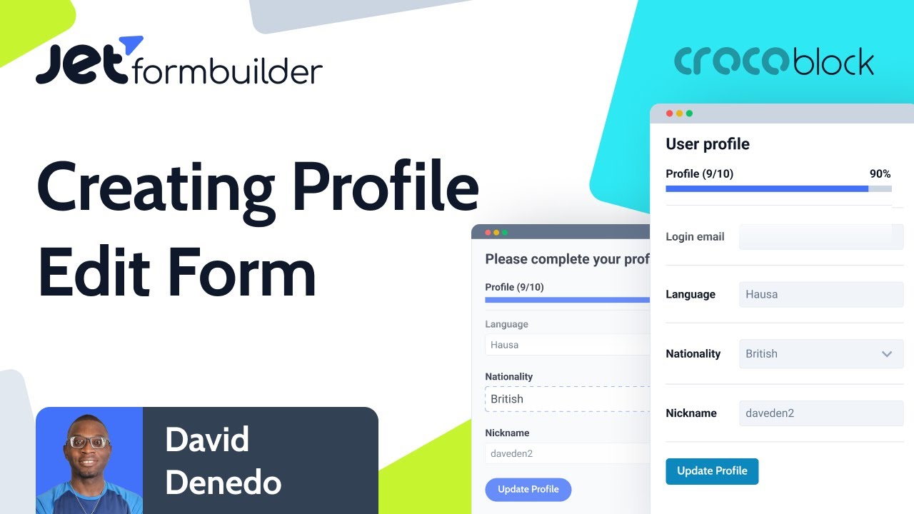 How to Create a User Profile Edit Form in WordPress | JetFormbuilder