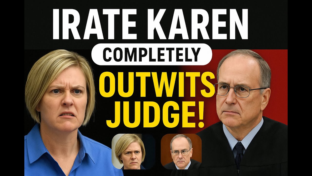 Irate Karen Completely Outwits Judge!