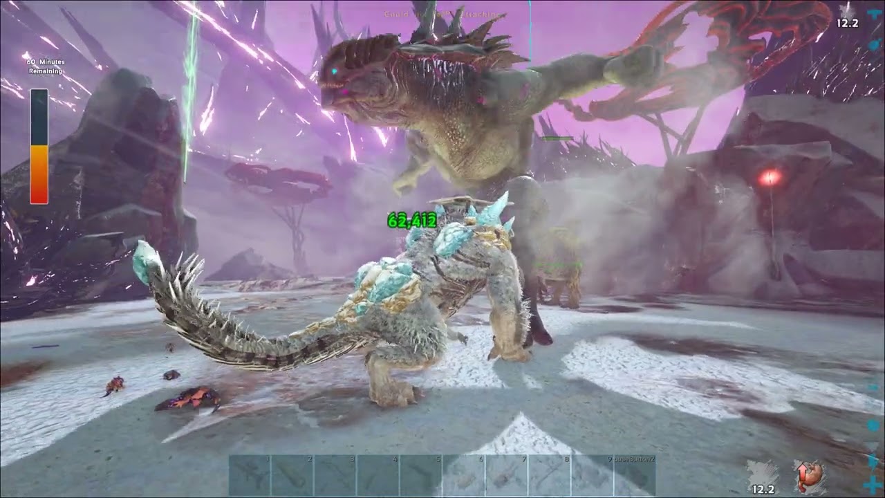 (Solo) Gamma King Titan Fight - ARK: Survival Evolved