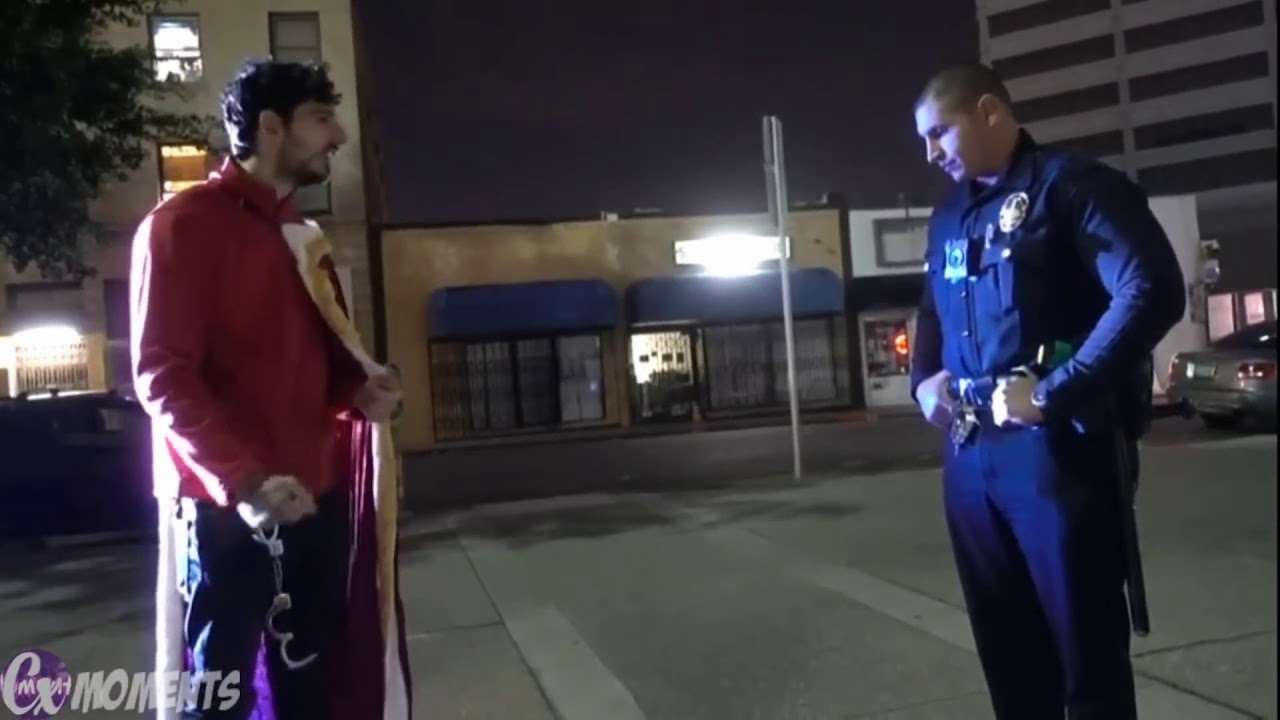 Confused Cops Approach Ice Poseidon And Question His Motives Fighting Crime Gone Wrong