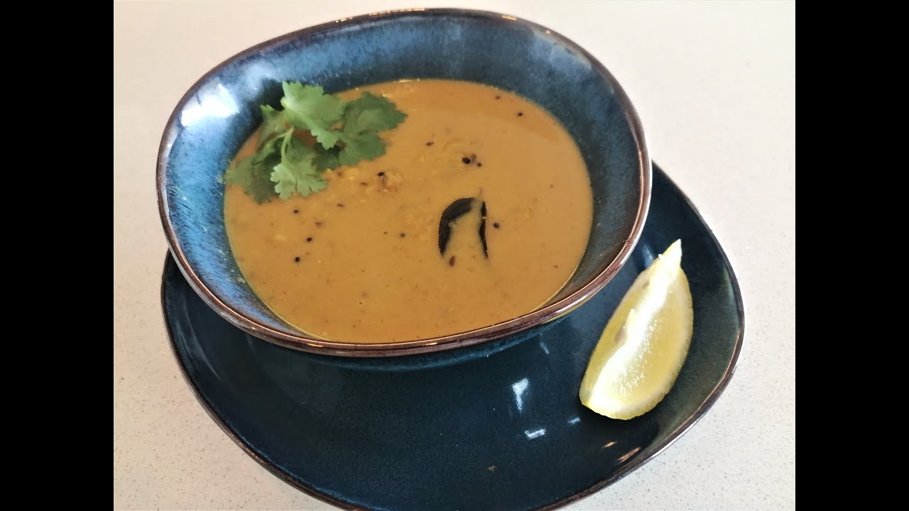 Indian Dhal Soup - Sopa Índia de Lentejas