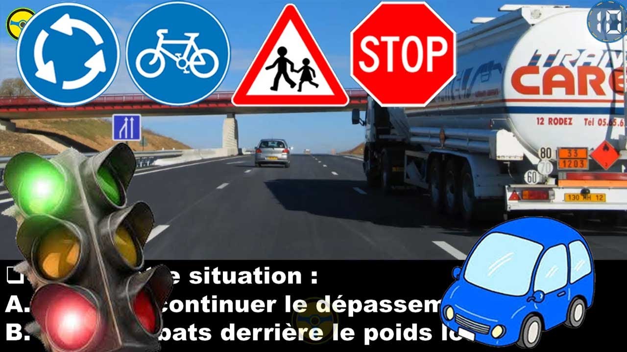 examen code de la route France 2021😘  @code_de_la_route  - test gratuit 9