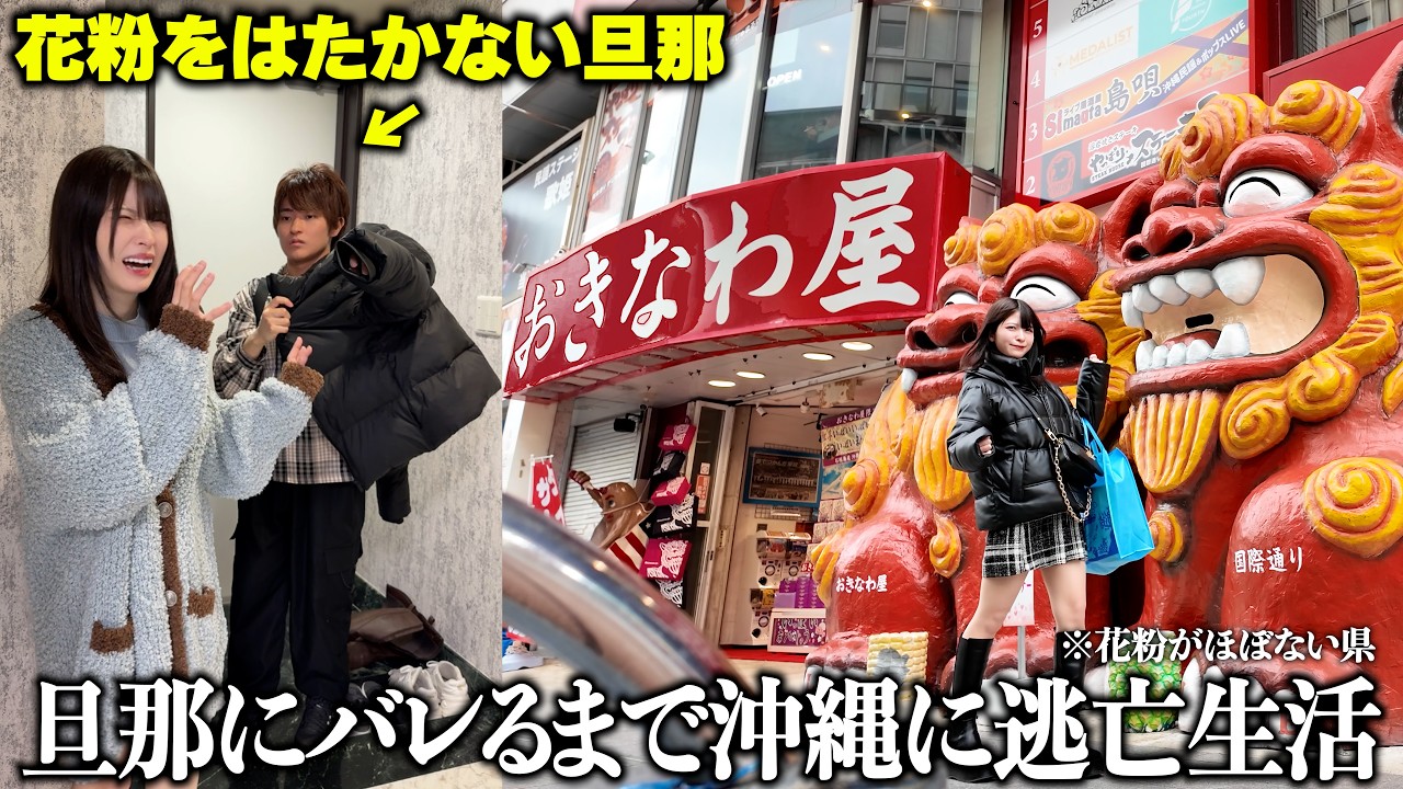 花粉をはたかない旦那にバレるまで花粉がない沖縄県に逃亡生活し続けてみたらまさかのw【東京は花粉症にはきつすぎる】