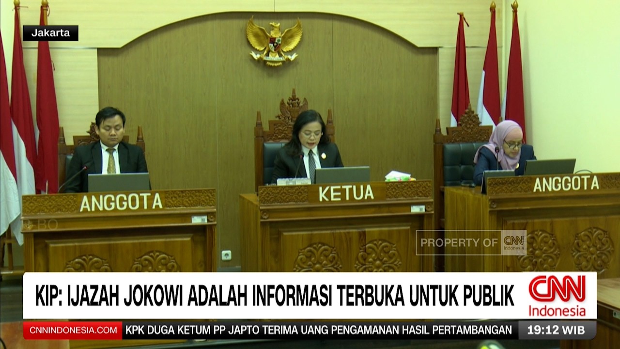 KIP Putuskan Ijazah Jokowi Informasi Terbuka untuk Publik