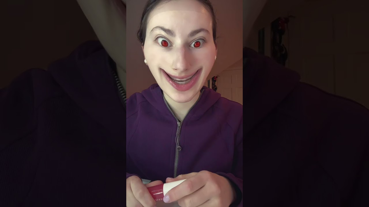 GRWM using the horrify filter! 🥰#horrify #filter #makeup #hairstyle #dance 