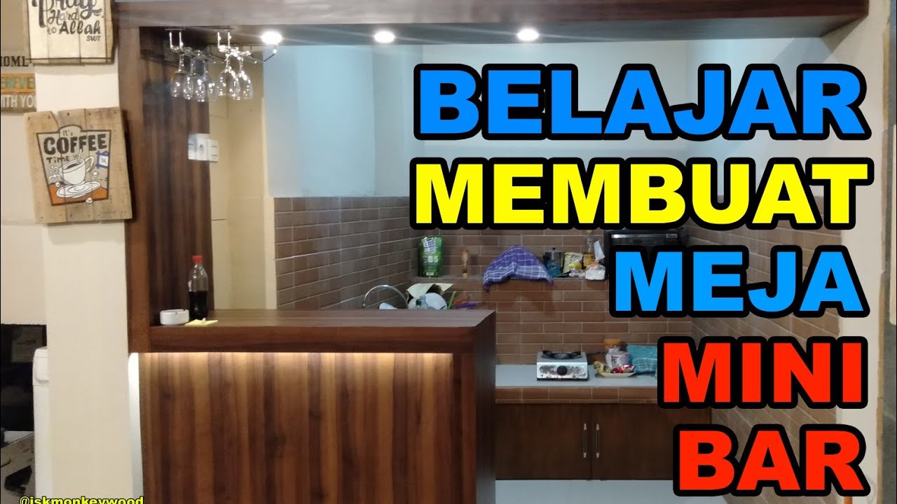 Cara Membuat Meja Mini Bar #diy