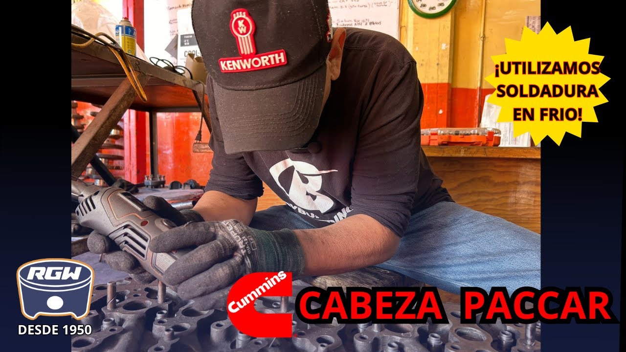 ¡SELLAMOS FISURA EN CONDUCTOS DE DIESEL E INSTALAMOS CASQUILLO EN PISTAS PARA INYECTOR!