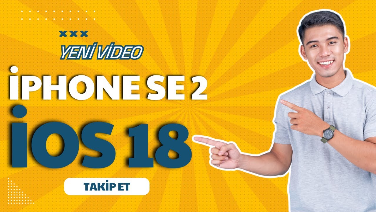 İOS 18 - İPHONE SE 2 YÜKLEDİM