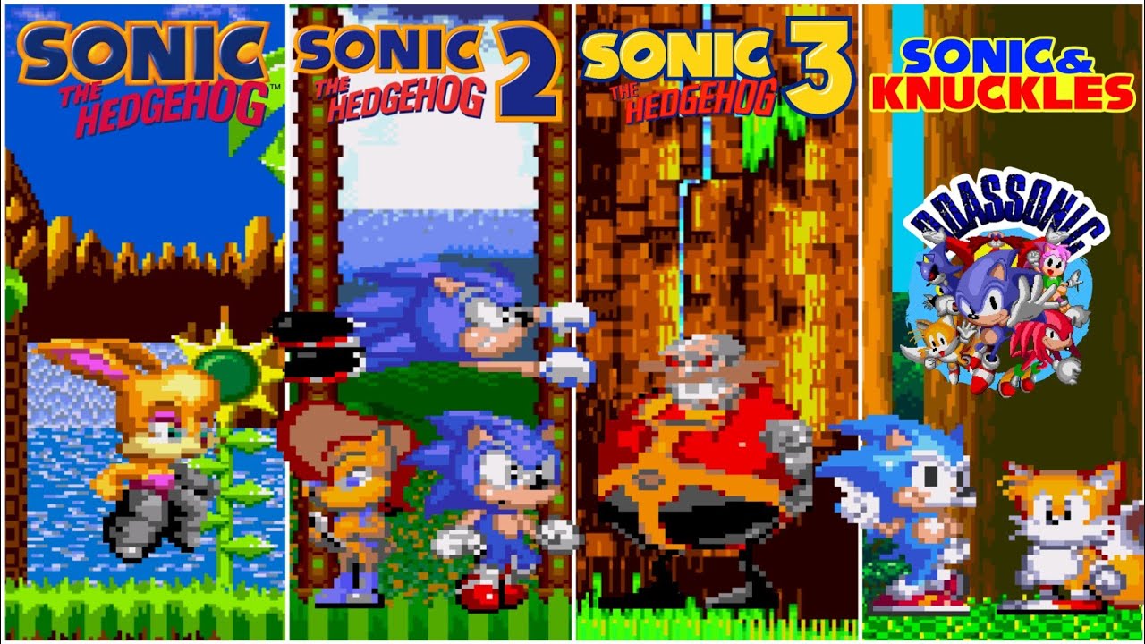 Sonic The Hedgehog (TV Series) in Sonic Classic Trilogy • Sonic Classic Hack