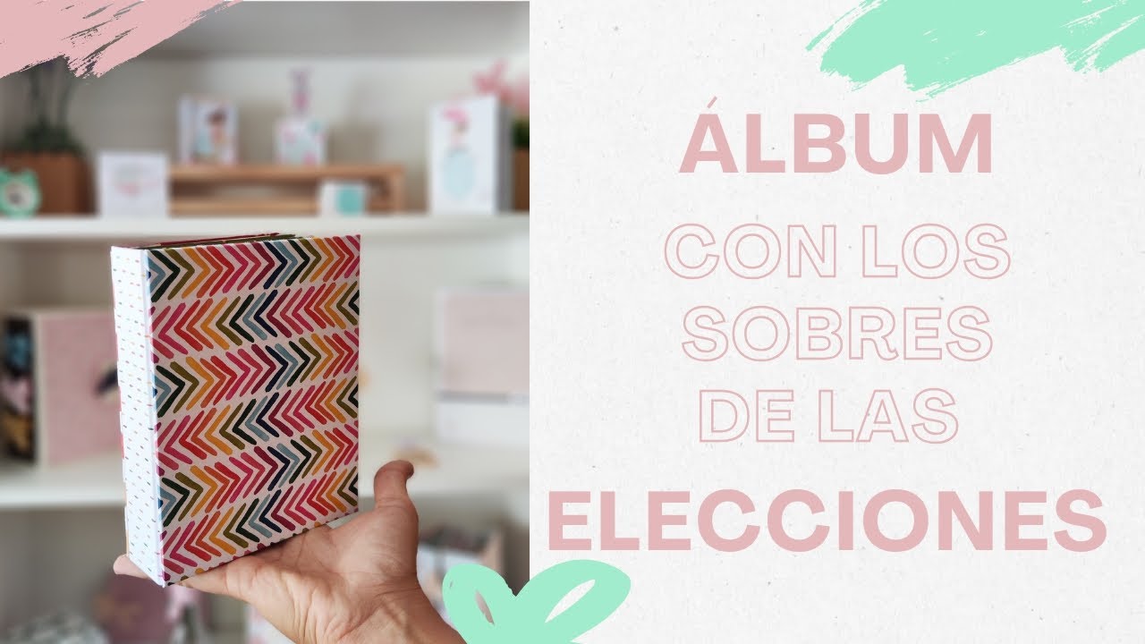 Álbum SCRAPBOOKING fácil ❤️ SCRAPBOOKING paso a paso ❤️ tutorial álbum Scrap I Album con SOBRES