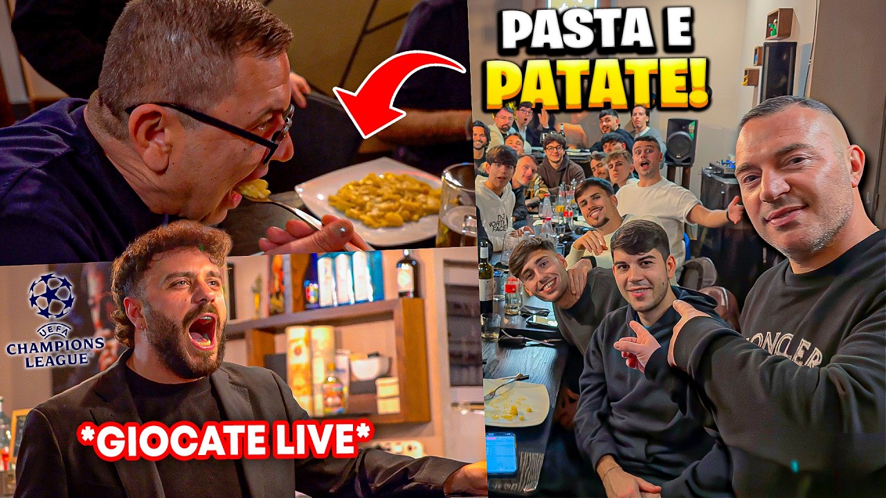 😋 LA CENA *PRIVATA* DEL NAPOLI CREATORS!!! 💙