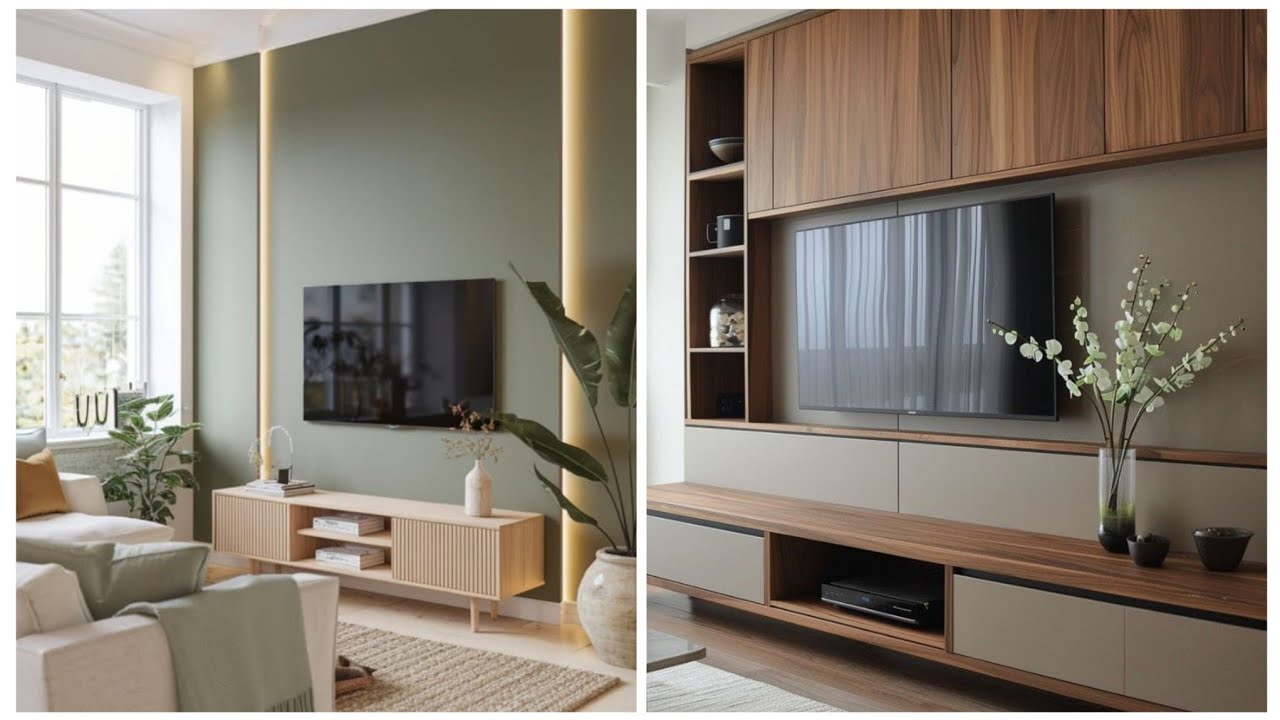 Luxury TV Unit Design Ideas | Stylish Living Room TV Wall Inspiration