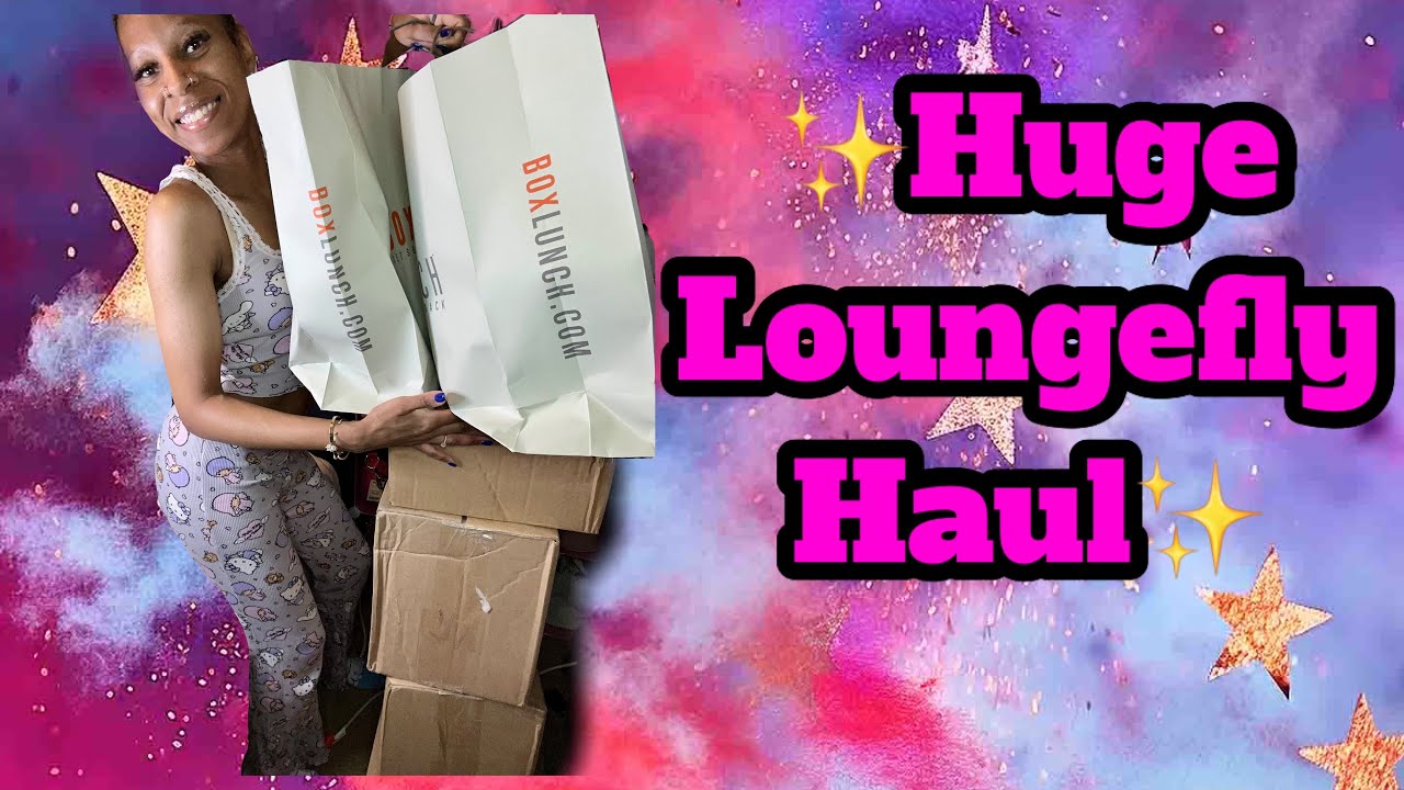 Huge Loungefly Haul!! Disney, Halloween, and anime, etc…