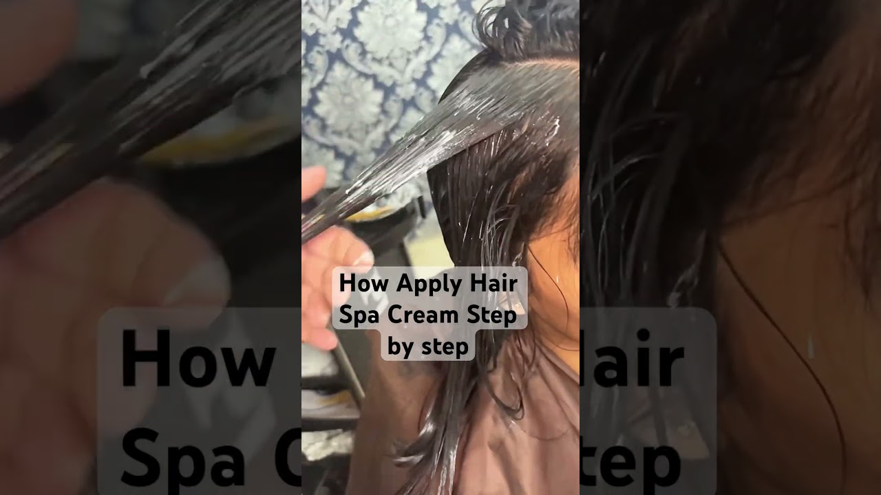 How to apply Hair spa Cream step by step @neetusmakeupstudio #hairspa#hair #treatments #beauty
