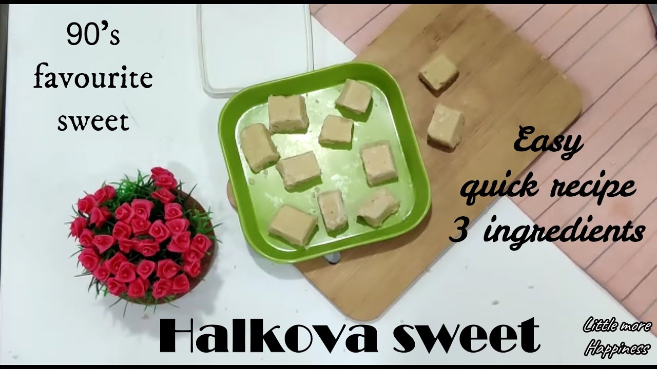 Halkova Sweet Recipe | Palkova Recipe | 90's Kid's Favorite sweet | Maida Barfi Recipe |Sweet recipe