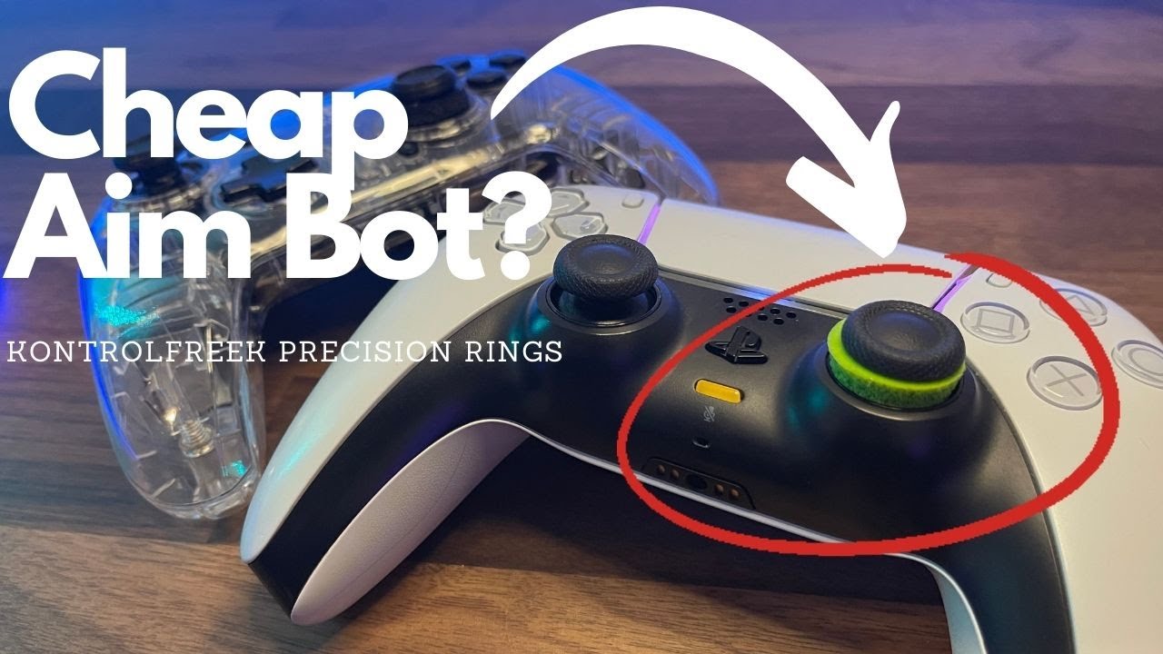 KontrolFreek Precision Rings - Aim Assist Aim Bot Unboxing & test for PS4 PS5 Xbox One Switch Pro