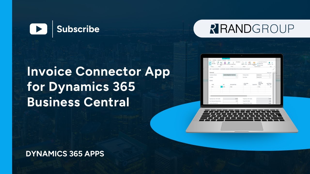 Invoice Connector App for Dynamics 365 Business Central