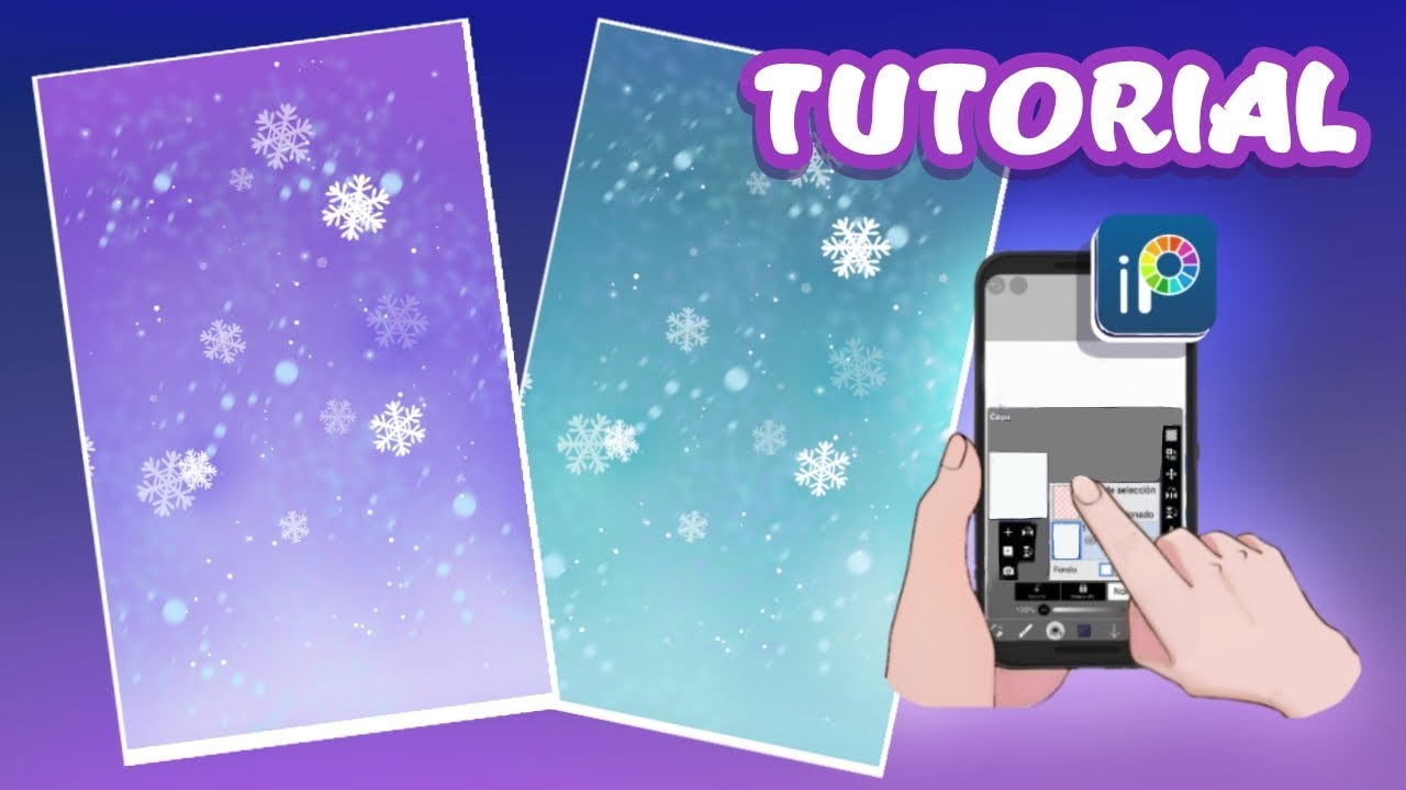 Cómo pintar NIEVE en IBIS PAINT ⛄❤️ ENG SUB