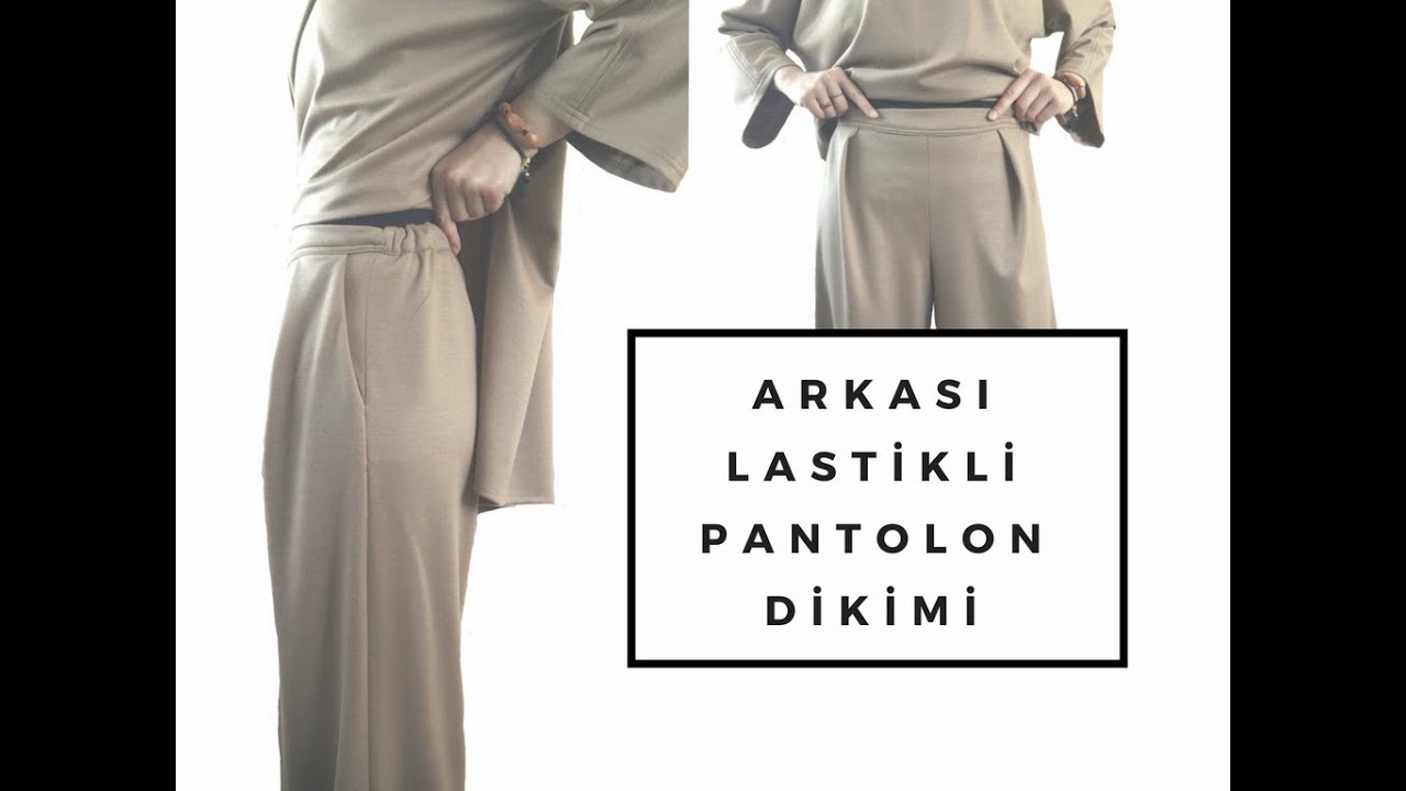 Pantolonda Yan Cep Nasıl Dikilir? | Önü düz Arkası Lastikli Kemer Dikimi | #takım #part2