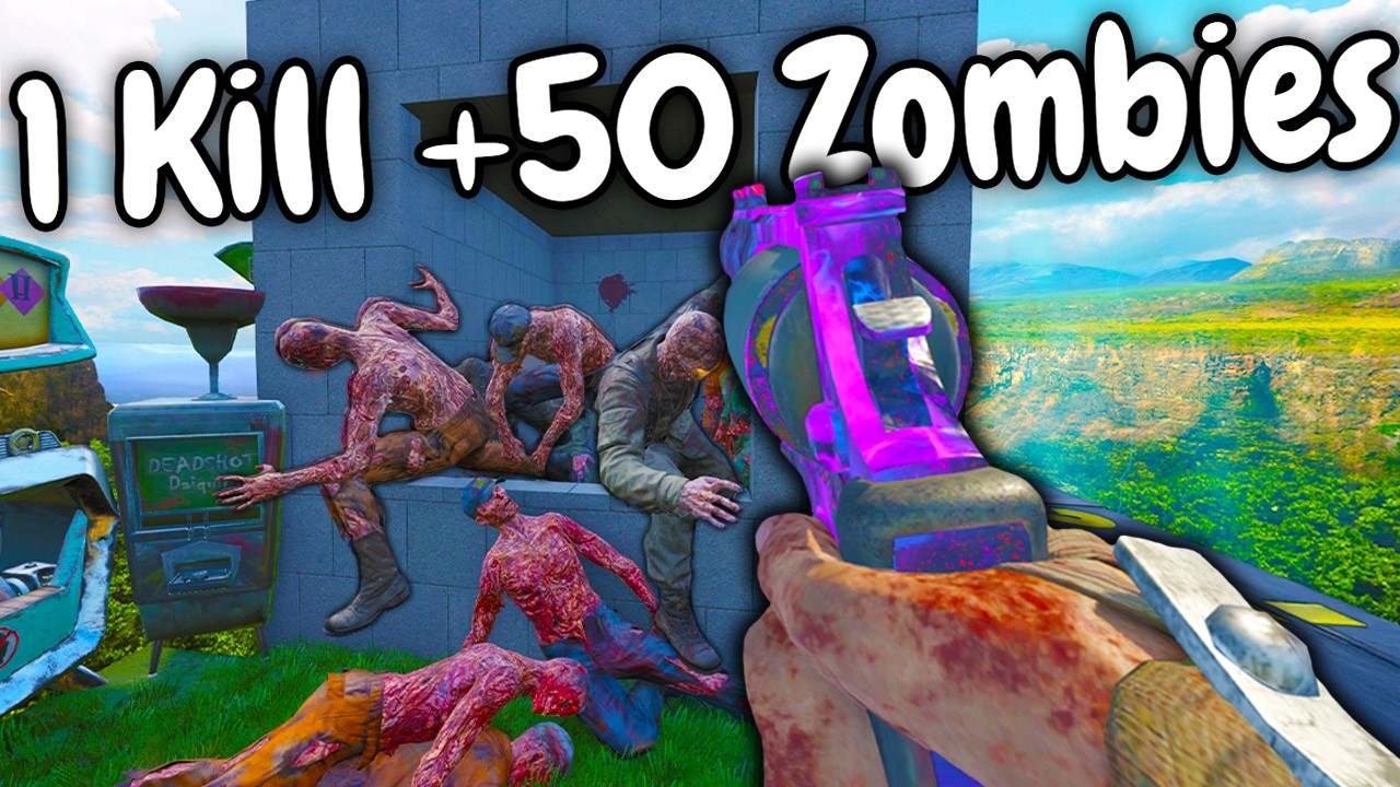 The CRAZIEST Mod the WORLDS Smallest Zombies Map