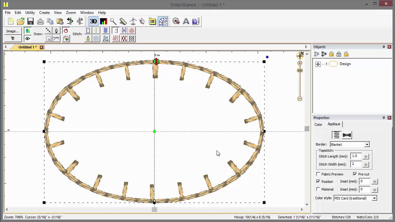 StitchArtist Level 1 Controls, Part 3 - Applique