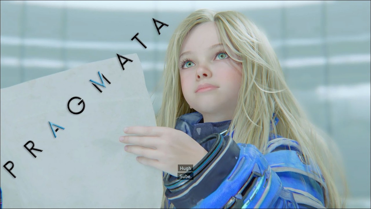 Это Pragramata, новая игра от Capcom — тест производительности.