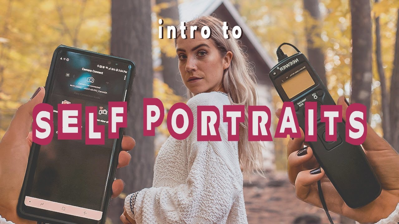 SELF PORTRAIT PHOTOGRAPHY | how to use phone & manual timer