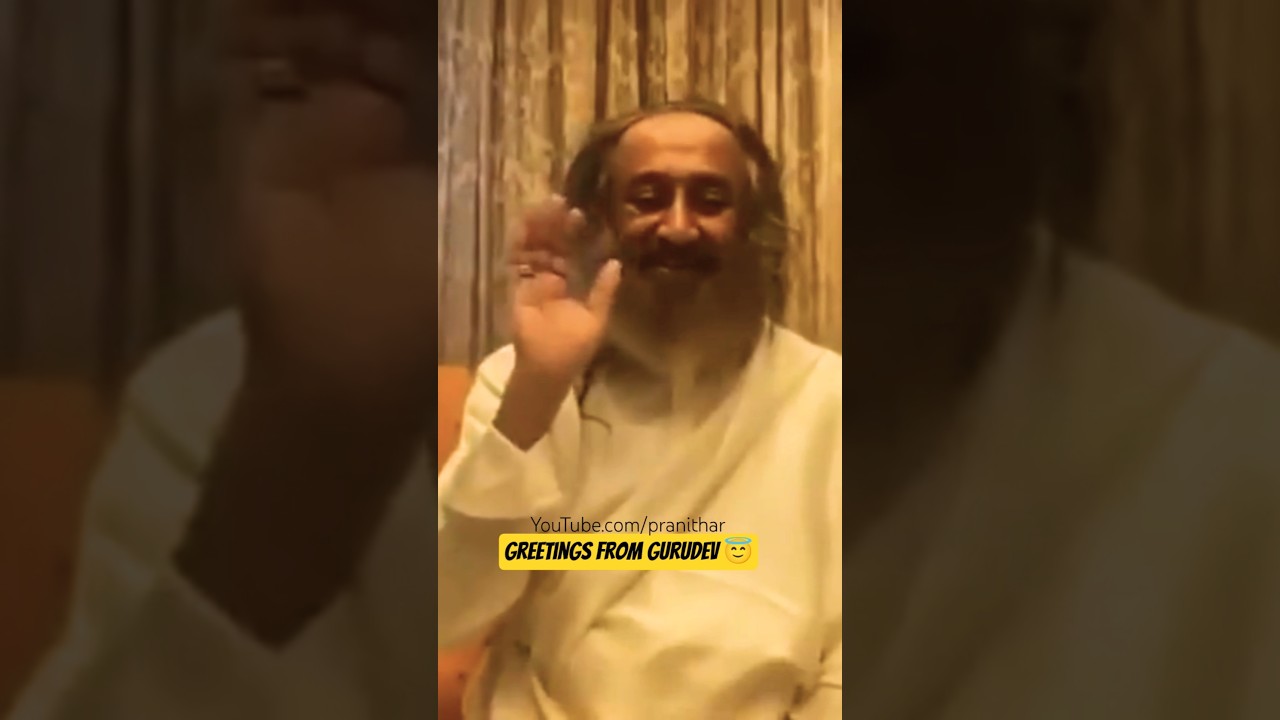 Greetings from Gurudev #gurudev #srisriravishankar #shortsfeed #youtubeshorts #shorts #short