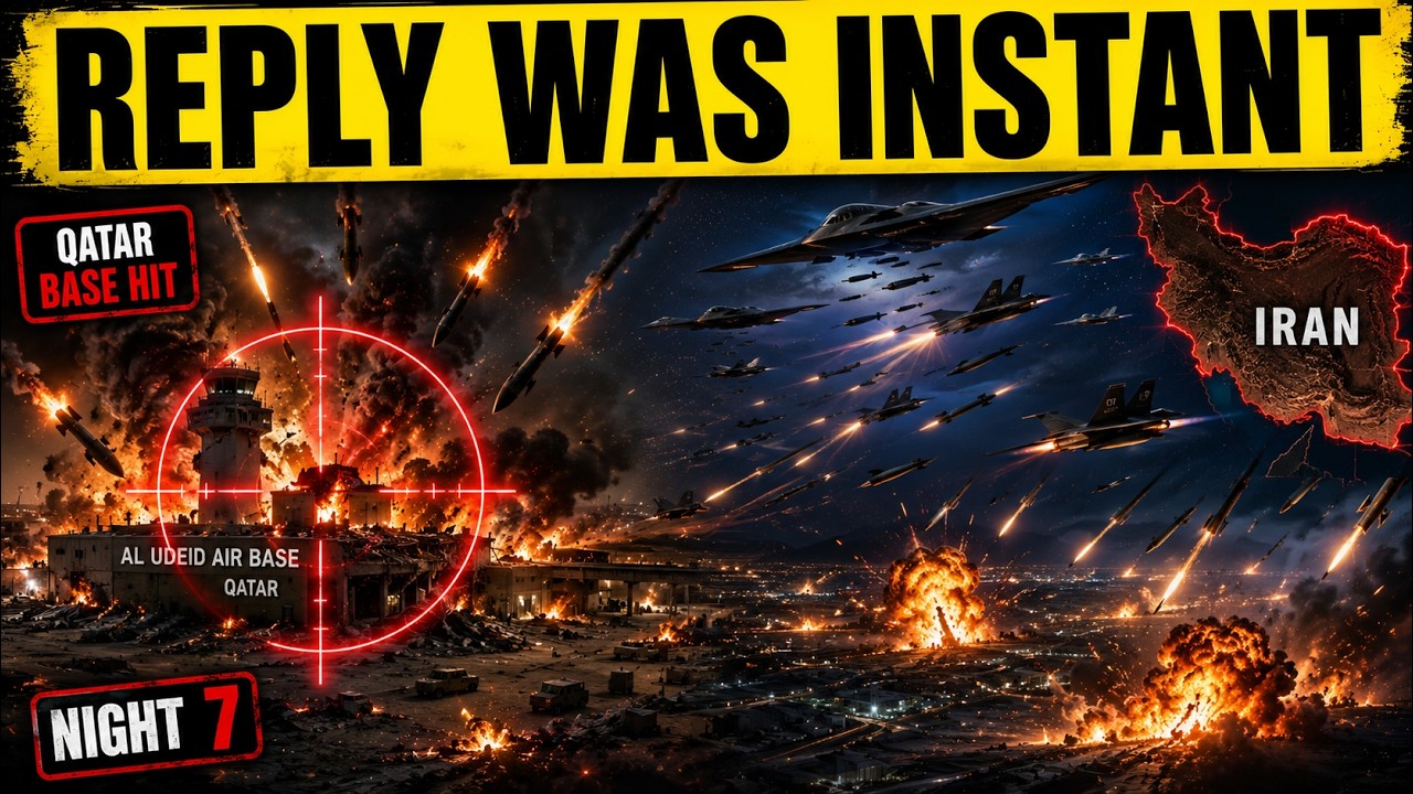 BREAKING:Iran Just Hit Our Airbase In Qatar &mdash; So Trump UNLEASHED A 7th Night Of Strikes
