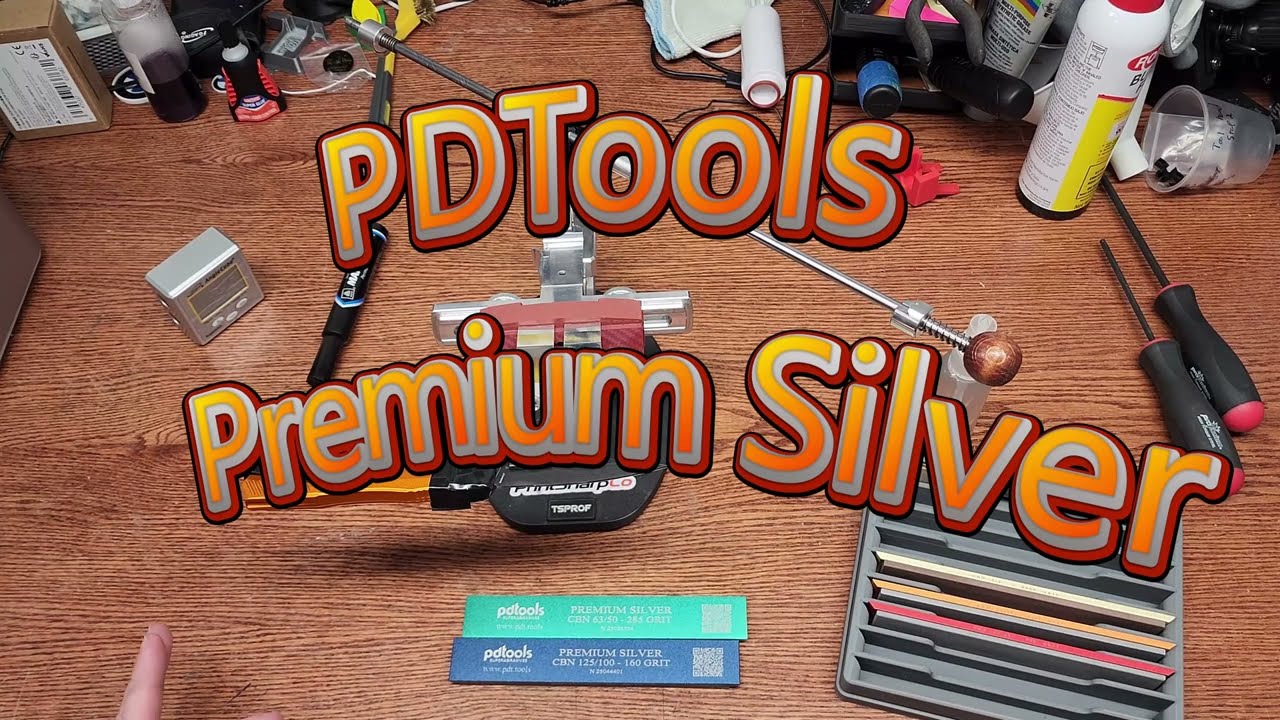 PDTools Premium Silver Sharpening Stones