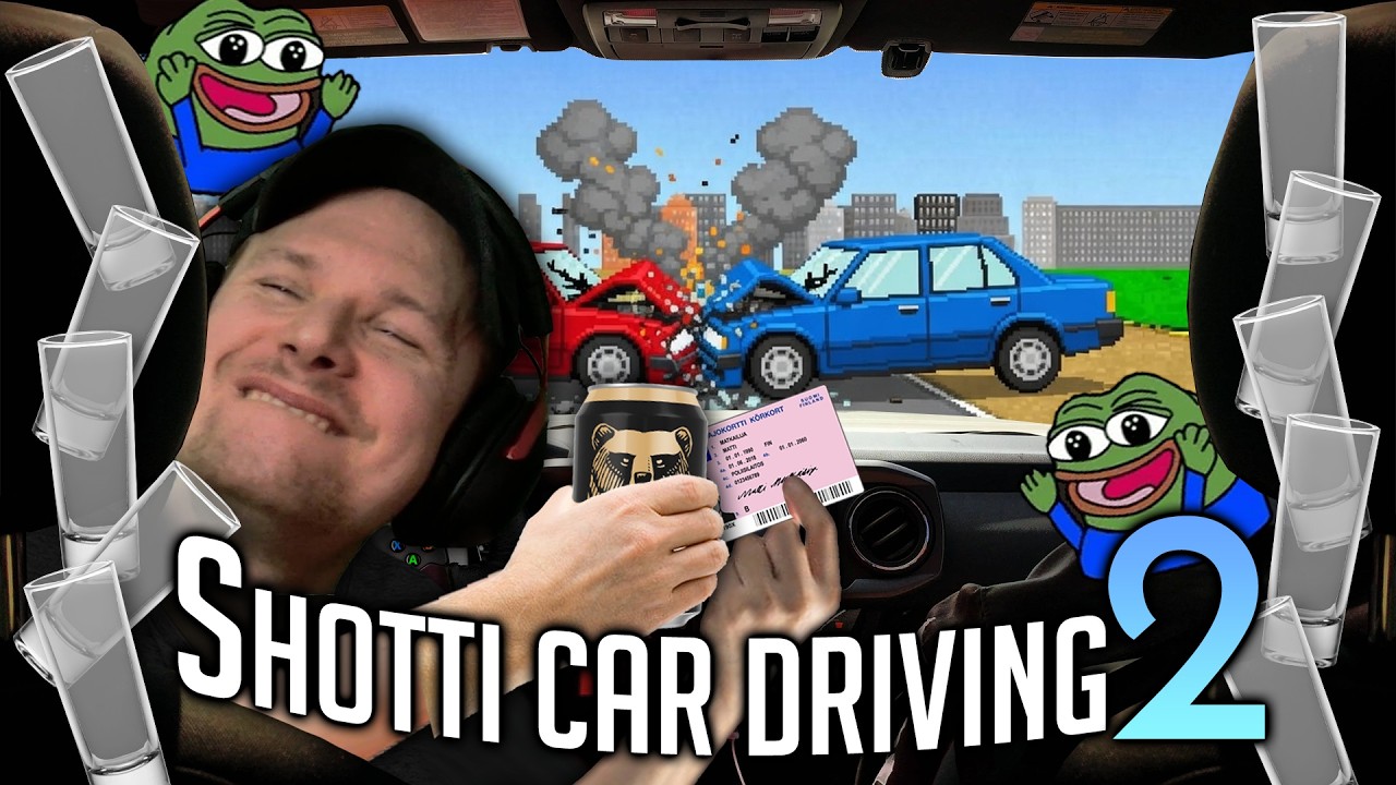 SHOTTI CAR DRIVING 2 - autokoulu boogaloo
