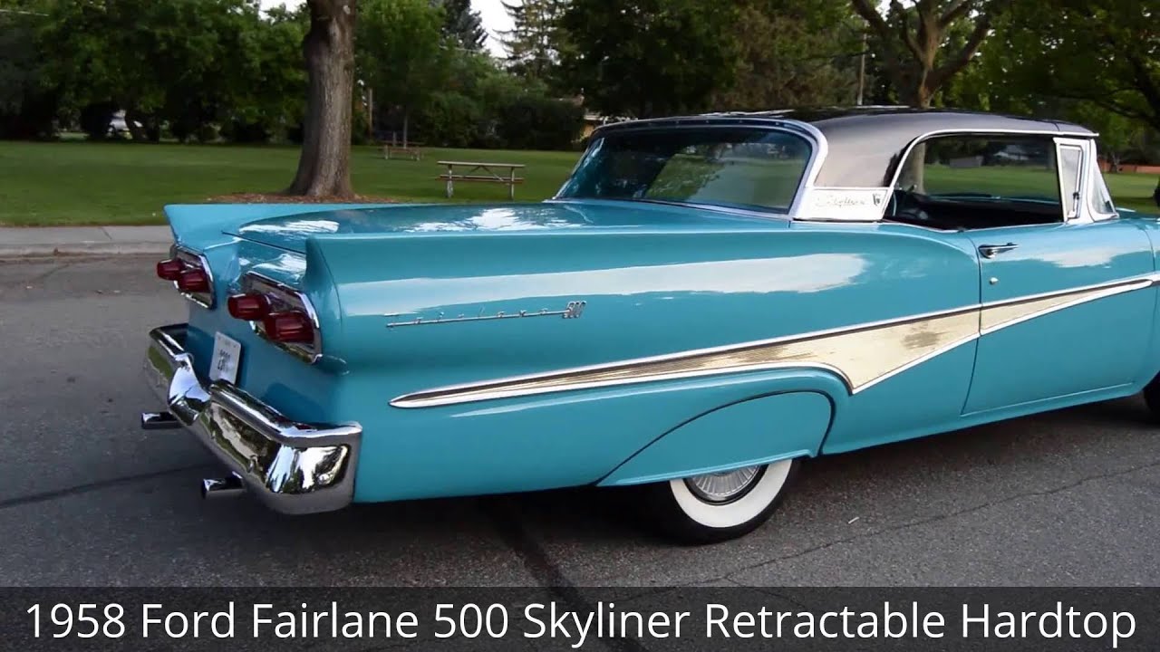 1958 Ford Fairlane 500 Skyliner Retractable Hardtop - Ross's Valley Auto Sales - Boise, Idaho