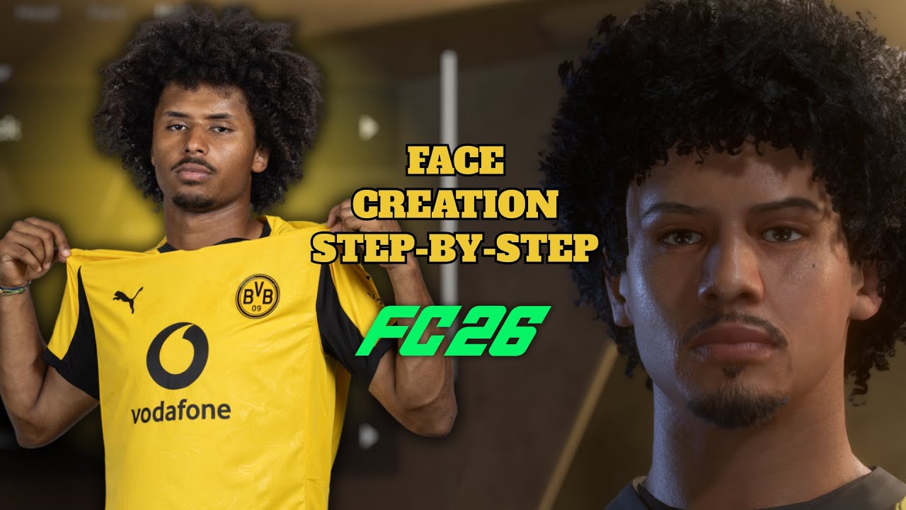 How to create KARIM ADEYEMI in EA FC 26 - TUTORIAL Face Creation