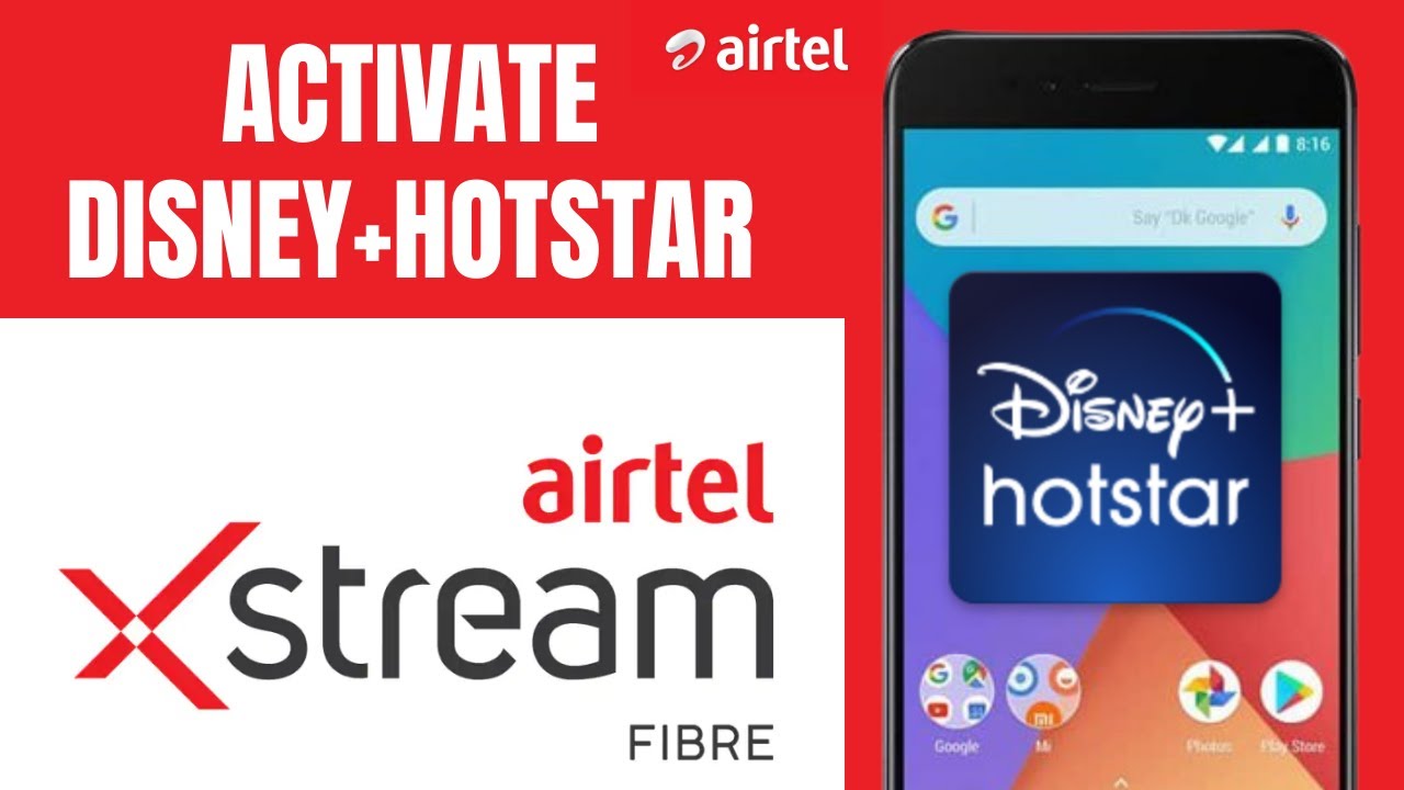 How To Activate DISNEY+HOTSTAR Subscription for free For Airtel XStream Fiber Users