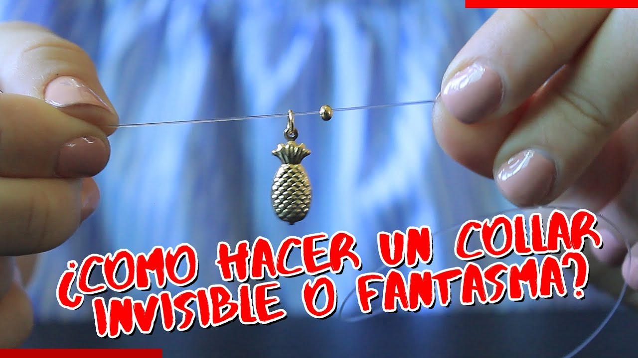 Cómo hacer un collar invisible o fantasma - Hola Johis