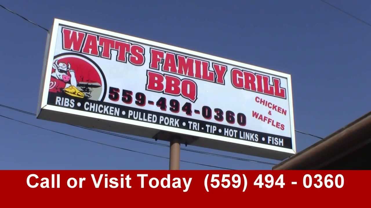 Watts Family Grill    Barbeque Ribs TriTip Chicken Catering Fresno Ca (559) 494-0360