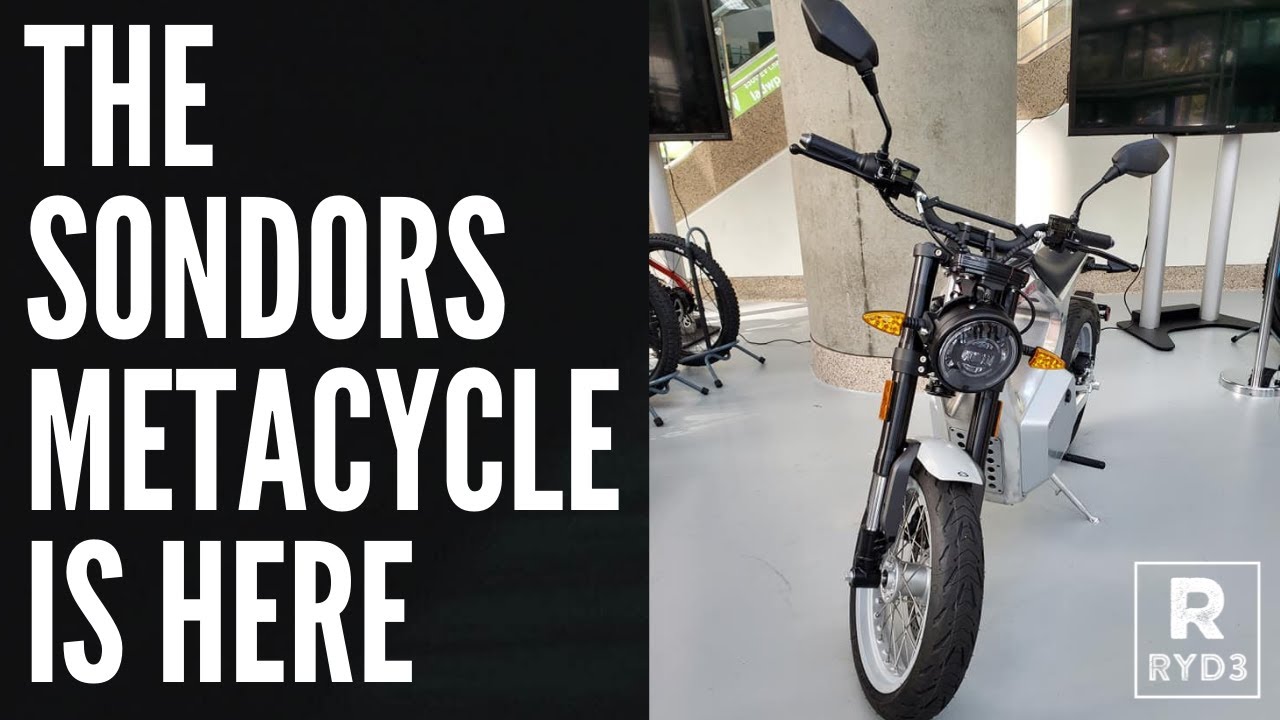 The Sondors Metacycle is Here! FIRST LOOK at the PRODUCTION Metacycle.