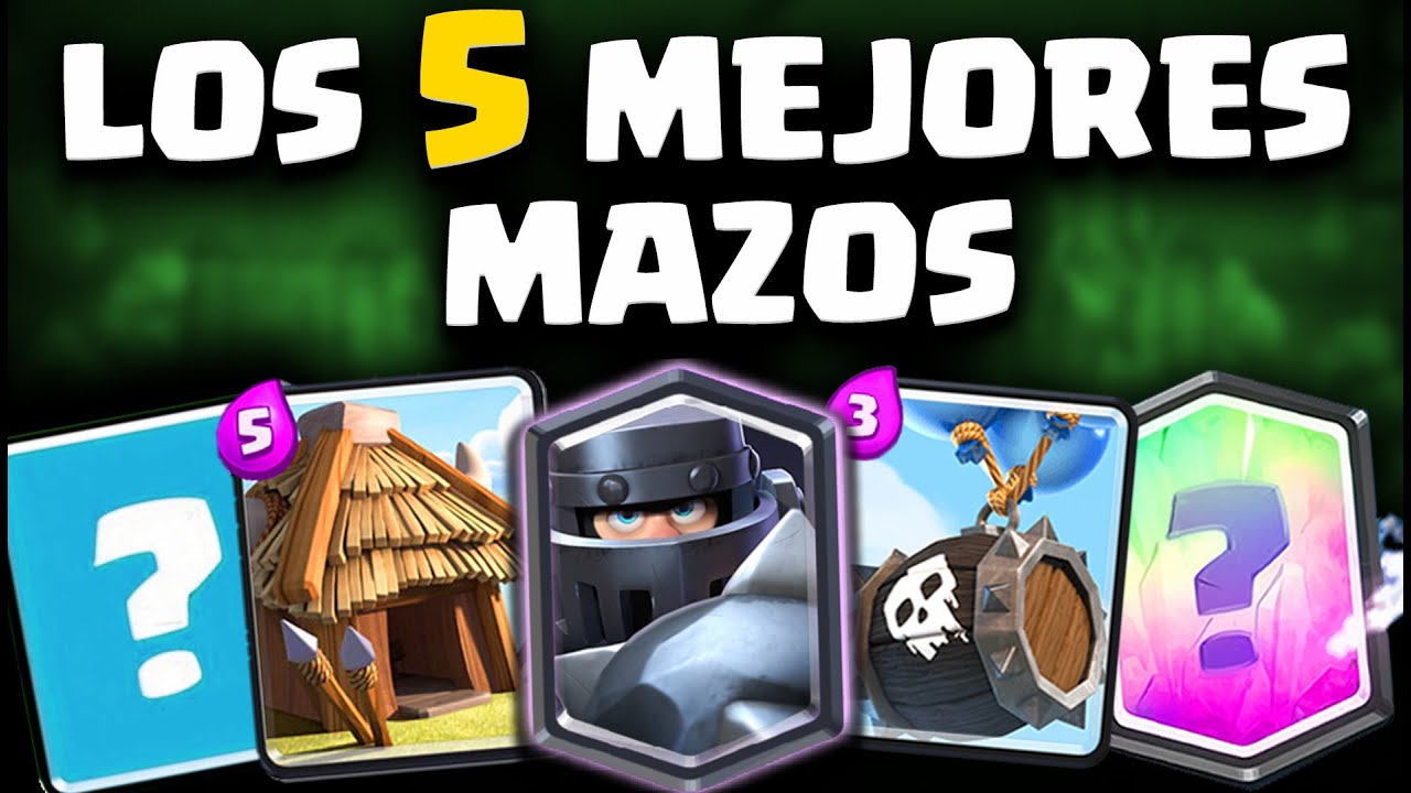 ¡LOS CINCO MEJORES MAZOS DEL META! JUSTO PARA EL TORNEO | Malcaide Clash Royale