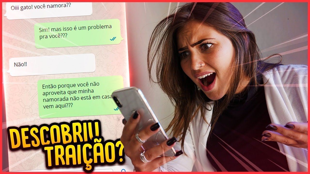 ELA PEGOU MEU CELULAR E VIU ALGO HORRÍVEL!! - TROLLANDO NAMORADA [ REZENDE EVIL ]