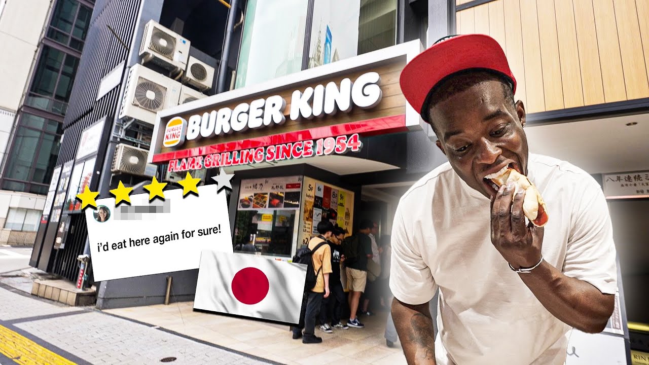 Eating At The WORST RATED Burger King In Tokyo Japan 🤮🤮