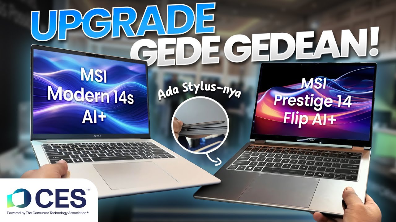 Intel Panther Lake PERTAMA DI DUNIA !! Hands-on Laptop MSI Terbaru di CES 2026