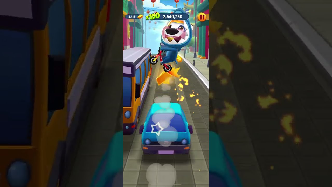 Shark Hank Talking Tom Gold Run (эпизод 