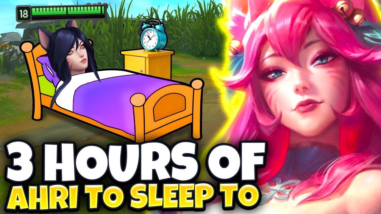 3 Hours of Ahri Gameplay To Fall Asleep To