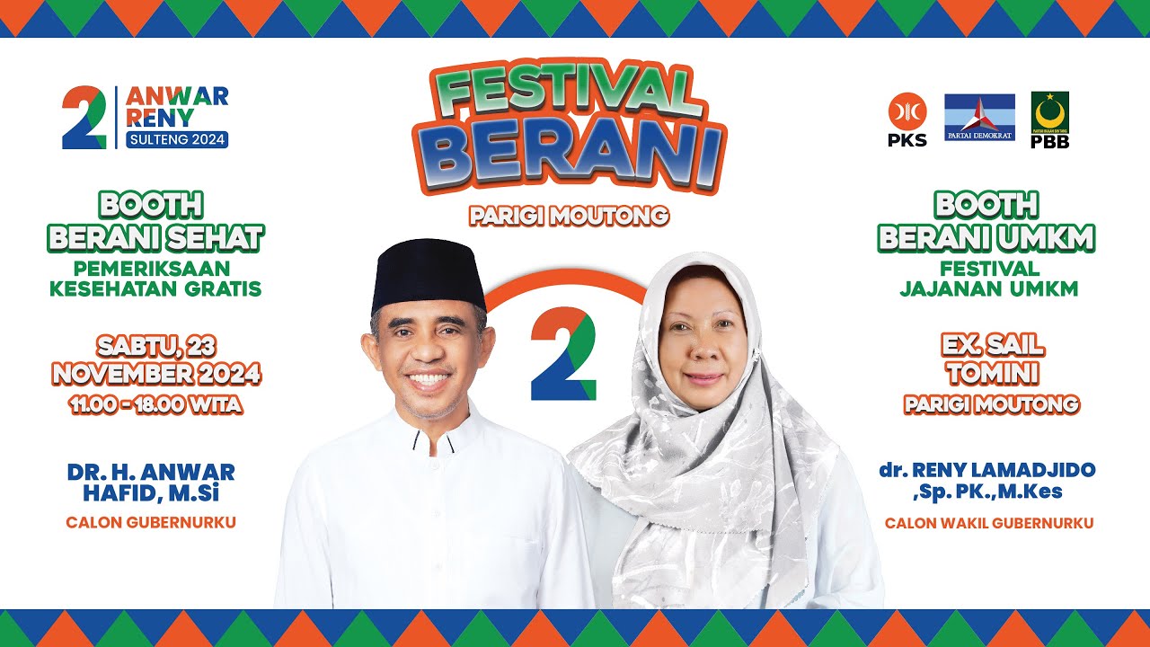 [LIVE] FESTIVAL BERANI #2 - PARIGI MOUTONG (KAMPANYE AKBAR BERANI 2024)