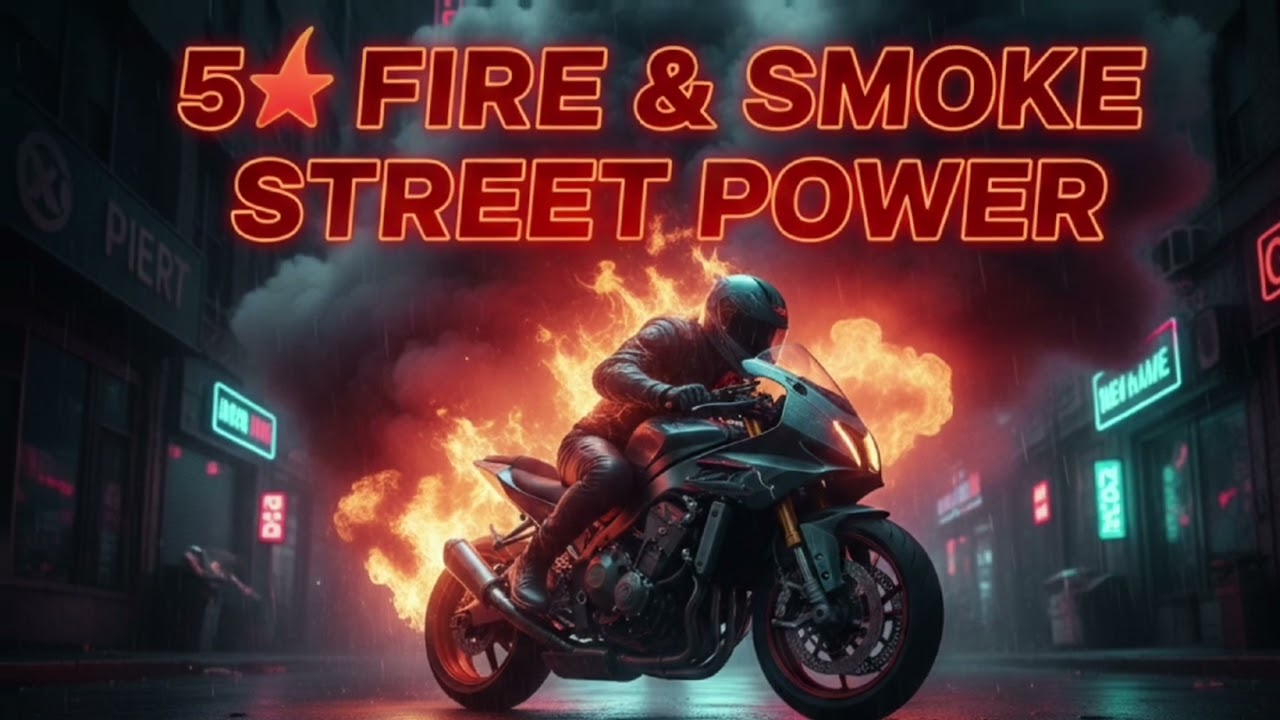 Fire & Smoke Street Power 🔥 | Aggressive Trap 808 Beat 4K#usa 