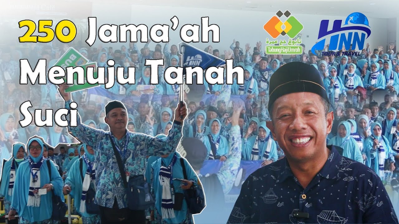 Bandara Juanda membiru akibat Pemberangkatan 250 jama'ah Umroh