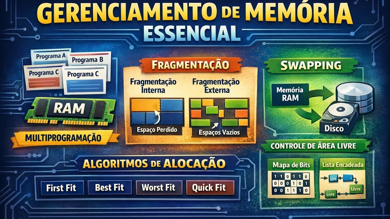 Gerenciamento de memória (I.A + QUESTÕES)