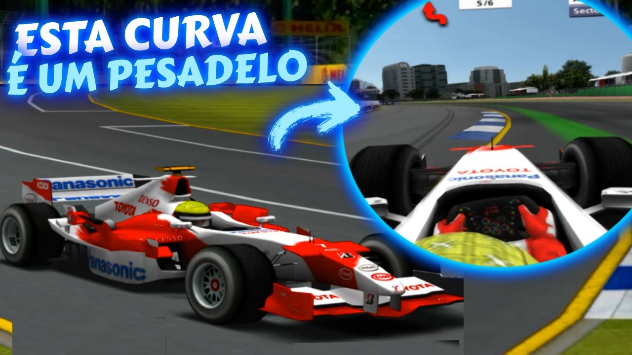 ESSA CURVA &eacute; um PESADELO - F1 2006 PS2!