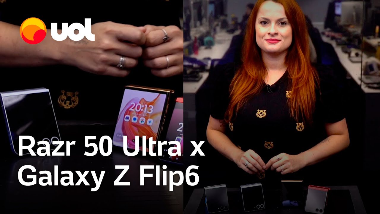 Samsung Galaxy Flip6 ou Motorola Razr 50 Ultra, qual é o melhor celular dobrável?